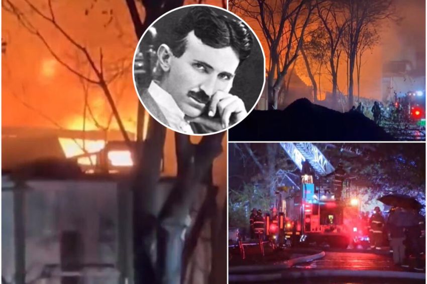 Izgorjela posljednja laboratorija Nikole Tesle, vatra progutala zgradu (FOTO)