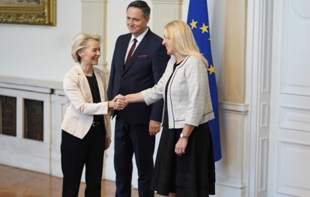 Von der Lajen stigla u BiH, sastala se sa članovima Predsjedništva