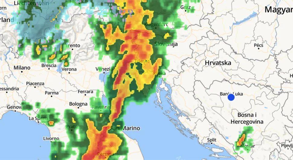 Stiže nevrijeme u BiH, upaljen alarm!