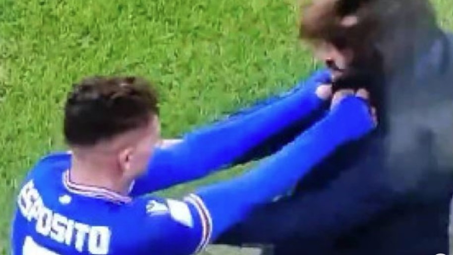 ISPLIVAO ŠOKANTAN VIDEO Igrač davio legendarnog Italijana tokom proslave gola