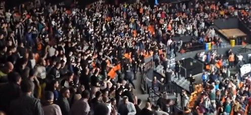 Sukob navijača "crno-bijelih" i policije (VIDEO)