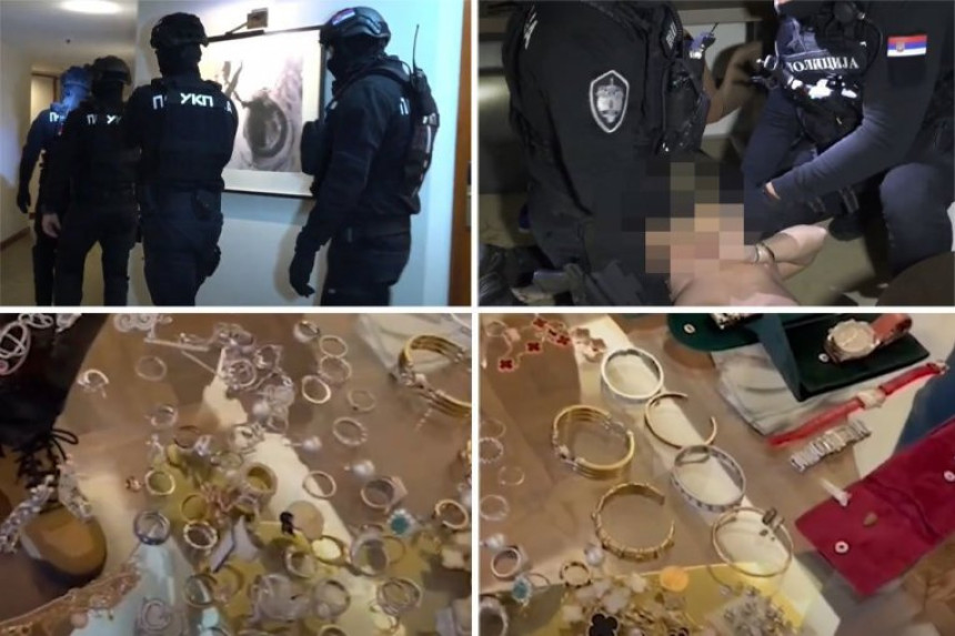 Pogledajte hapšenje kriminalne grupe u Beogradu (VIDEO)