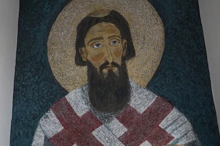 KREATIVNE RUKE MLADIH PRIJEDORČANKI Učenice oslikale mural sa likom Svetog Save