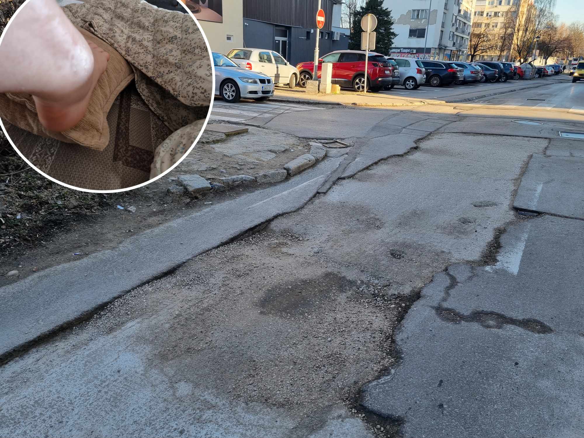 (FOTO/VIDEO) UPALA U RUPU I UGANULA ZGLOB Ulica vojvode Momčila u Banjaluci duže vrijeme stvara probleme učesnicima u saobraćaju: Šta treba da se dogodi kako bi se rupe konačno sanirale?