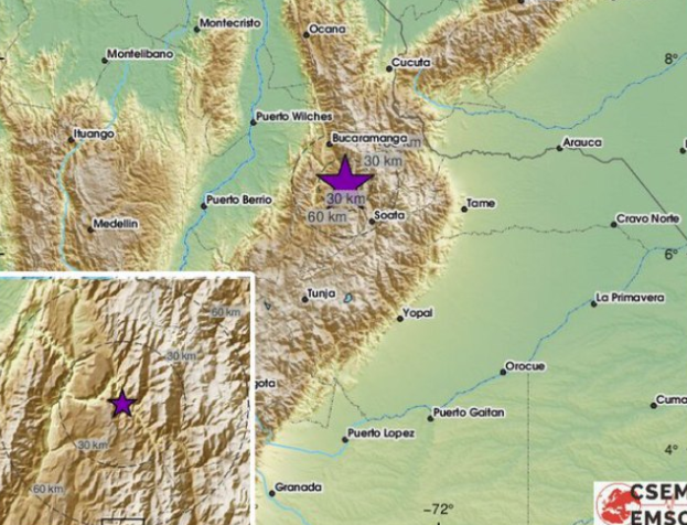 Potres jačine 5,2 stepena pogodio Kolumbiju
