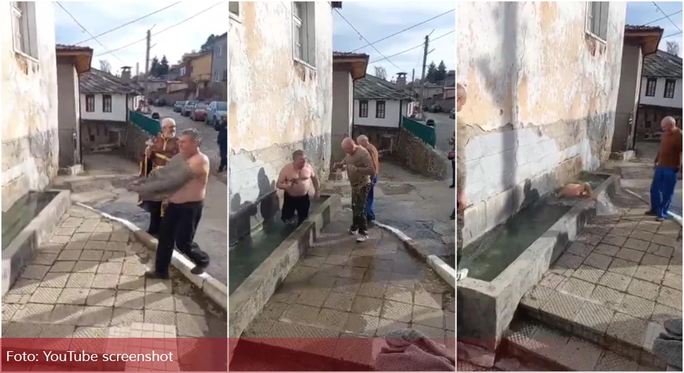 JOŠ JEDAN HIT SNIMAK IZ BUGARSKE U koritu "plivali" za Časni krst (VIDEO)
