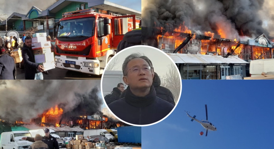 (FOTO/VIDEO) "OVO JE JEZIVO" Novi detalji o požaru koji je zahvatio tržni centar u Beogradu