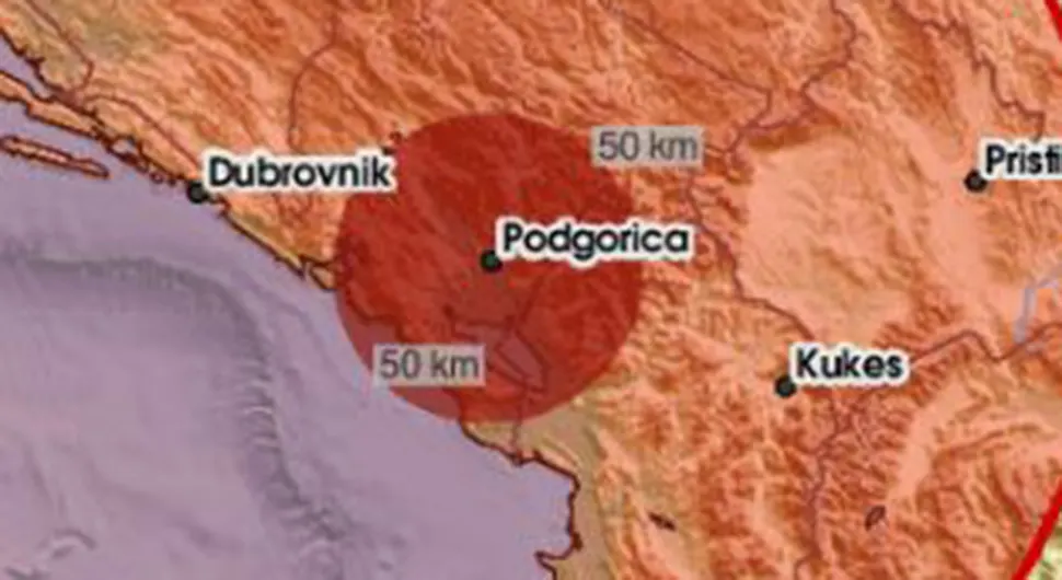 TLO NE PRESTAJE DA SE TRESE Zemljotres pogodio Podgoricu
