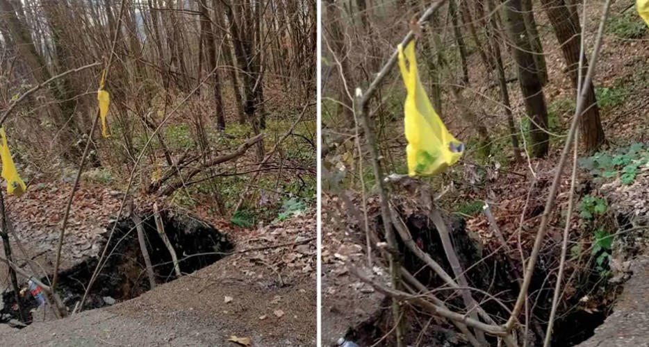 Krater u Banjalučkom naselju, navodno došlo i do udesa