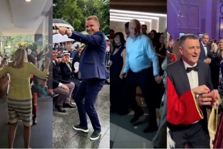 DUGE NOGE ZA IGRANJE… Kako izgleda kad se političari opuste i zaplešu (VIDEO)