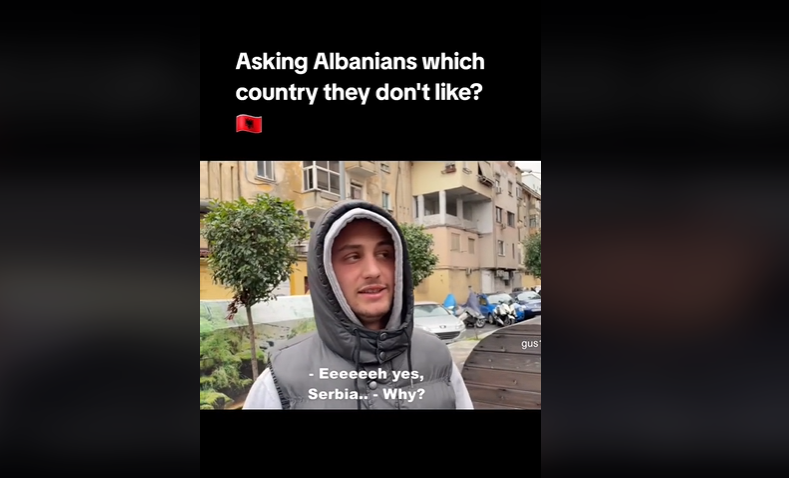 PITALI ALBANCE KOJU ZEMLJU NE VOLE Zanimljiva anketa sa TikToka privukla ogromnu pažnju (VIDEO)
