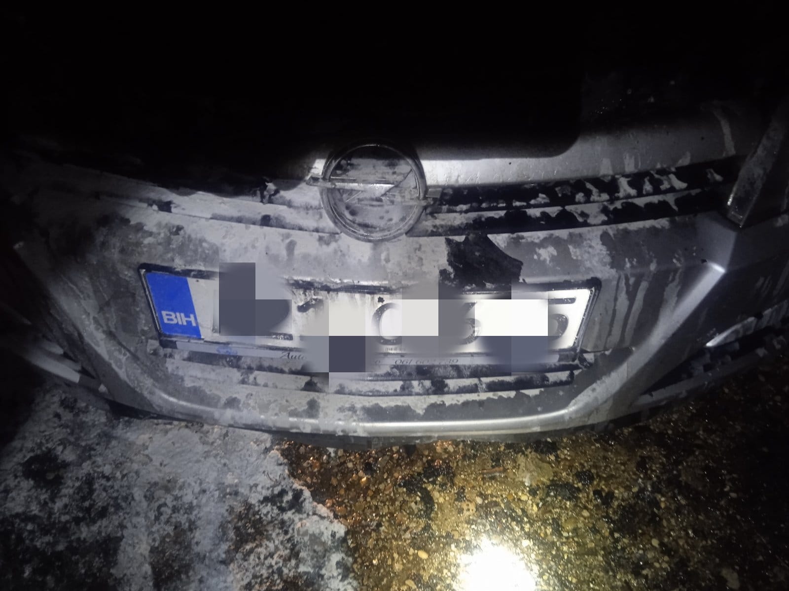 Gorio automobil u Banjaluci