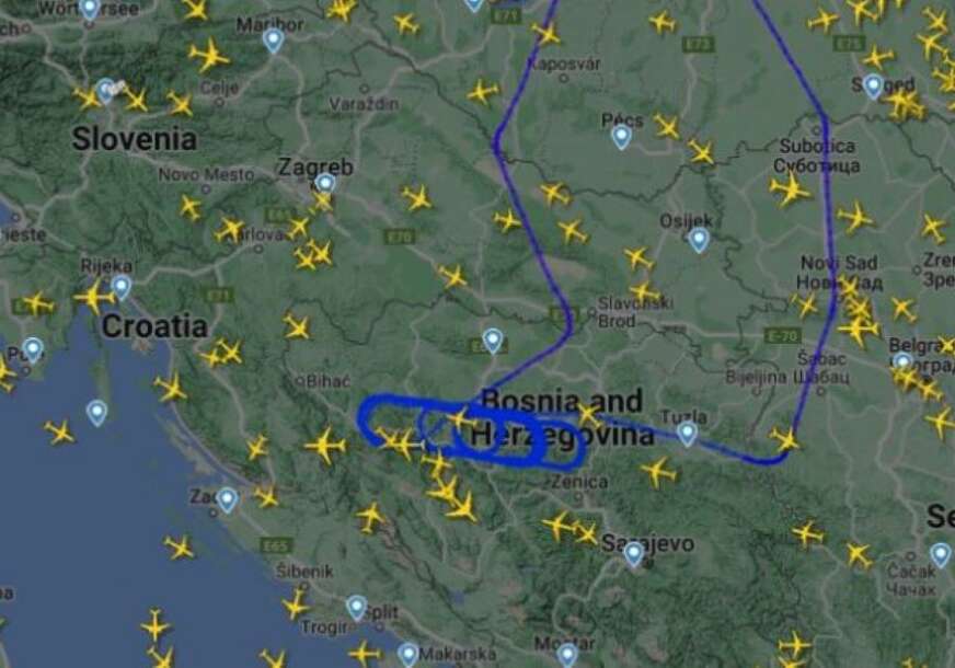 AMERIČKI TANKER IZNAD BANJALUKE: Nadlijetao najveći grad Srpske u toku svečane akademije povodom 9. januara