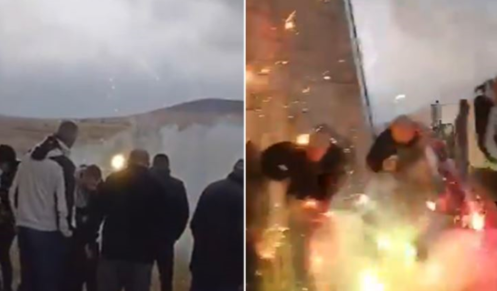 BOŽIĆNI VIDEO KOJI JE NASMIJAO MNOGE U Glamoču greškom okrenuli vatromet naopačke, pa pobjegli u crkvu (VIDEO)