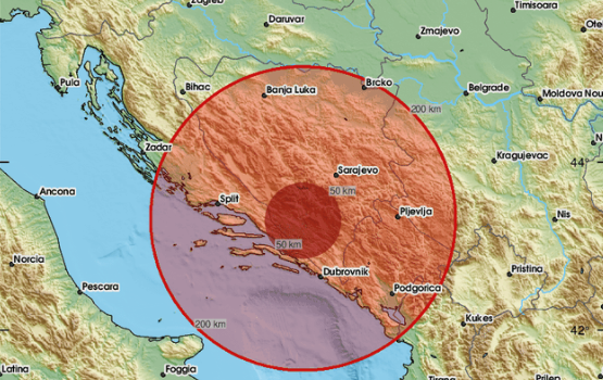 TRESLO SE TLO Zemljotres pogodio Mostar