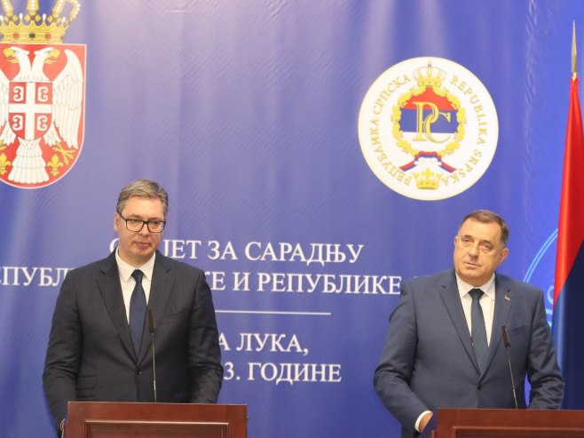 PREDSJEDNIK SRPSKE PODRŽAO VUČIĆA Dodik: Kosovo pitanje od najvećeg nacionalnog interesa