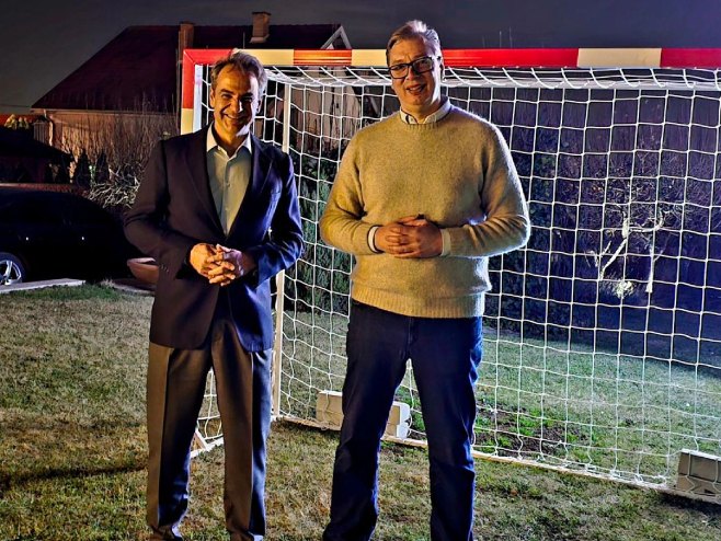 MICOTAKIS U POSJETI SRBIJI Vučić: Srećan sam što mogu da ugostim velikog prijatelja