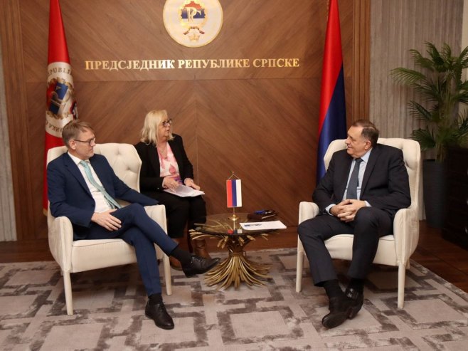 "SRPSKA POSVEĆENA EVROPSKOM PUTU" Dodik sa ambasadorom Norveške