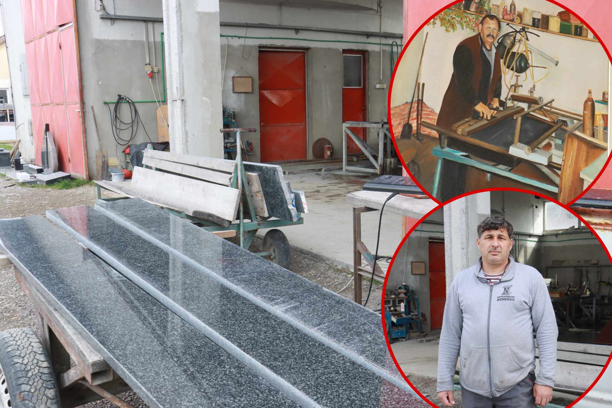 (FOTO) PRAVIO SPOMENIK HEROJU DRAGANU CIGANU! Kamenorezac Siniša Novković otkrio čari i izazove starog zanata: Kada radim za nekog mladog, zamolim da majka ne bude tu