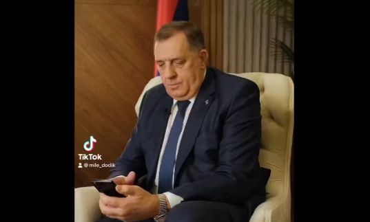 (VIDEO) PREDSJEDNIK SRPSKE IMA TIKTOK Dodik poželio dobrodošlicu svim korisnicima ove mreže "Radujem se tome što ćemo se družiti"