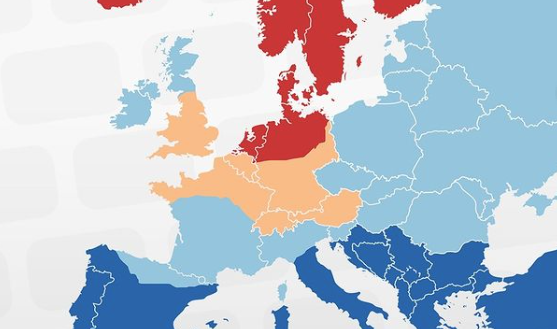 (FOTO) MAPA GOSTOPRIMSTVA U EVROPI Velike su šanse da ćete u ovim državama ostati gladni