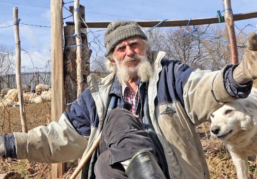 (VIDEO) "VOLIM IH KAO DA SU MI DJECA" Nedo (90) je najstariji pastir u BiH, a njegove mudrosti će vas istinski nasmijati