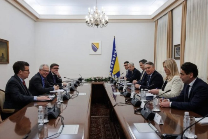 ODRŽAN SASTANAK ČLANOVA PREDSJEDNIŠTVA BiH Cvijanović: Srpska posvećena dosljednom poštovanju Dejtonskog sporazuma