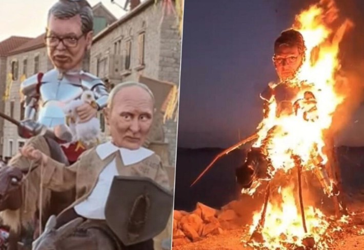 OŠTRA REAKCIJA IVICE DAČIĆA Hrvatskoj upućena protestna nota zbog spaljivanja lutke sa Vučićevim likom