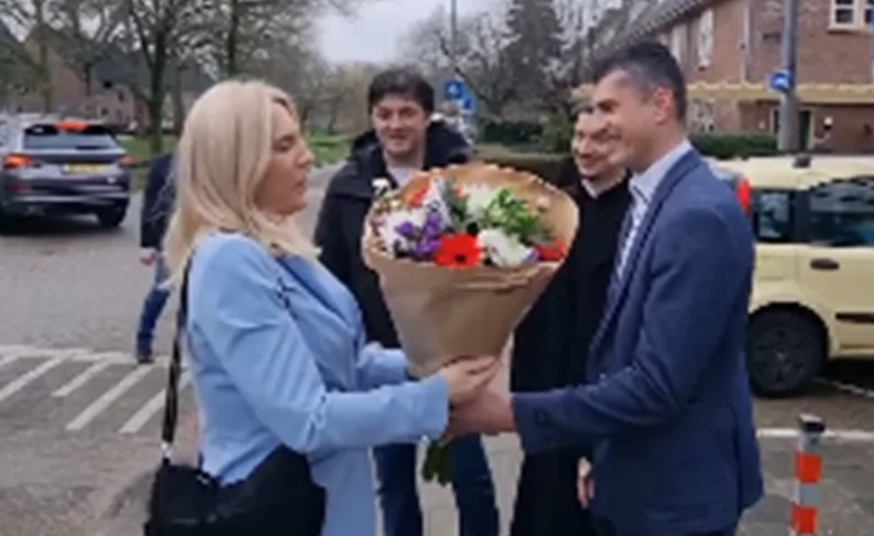(VIDEO) SRDAČAN DOČEK Cvijanović u Roterdamu na obilježavanju Dana Srpske i Dana državnosti Srbije