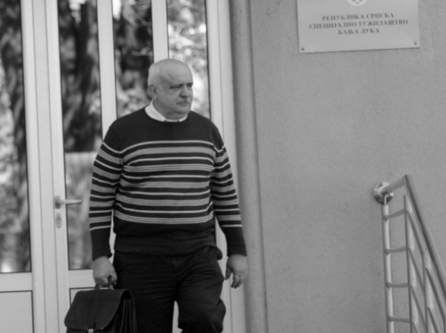 SUTRA SAHRANA Preminuo banjalučki advokat Jevto Janković