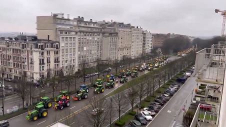 HAOS NA ULICAMA BRISELA Poljoprivrednici policiju gađali balegom i dimnim bombama