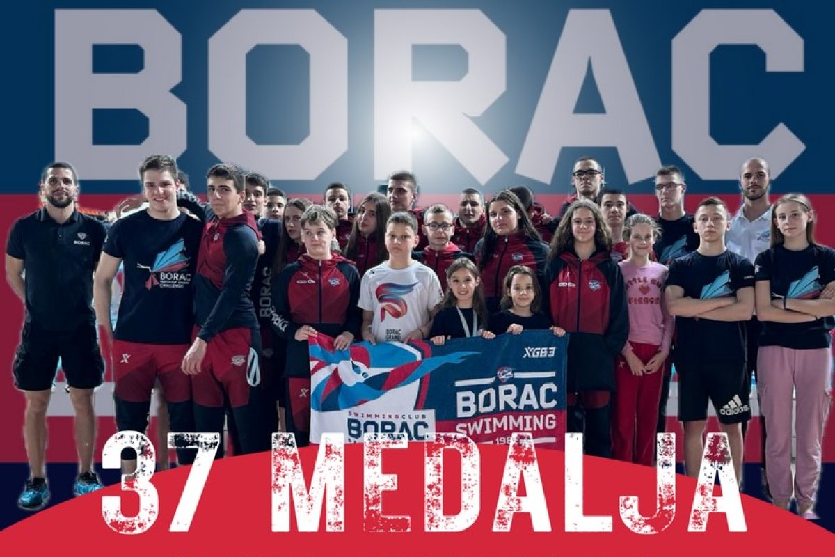 VELIKI USPJEH Plivačima Borca deset titula i 37 medalja u Sarajevu