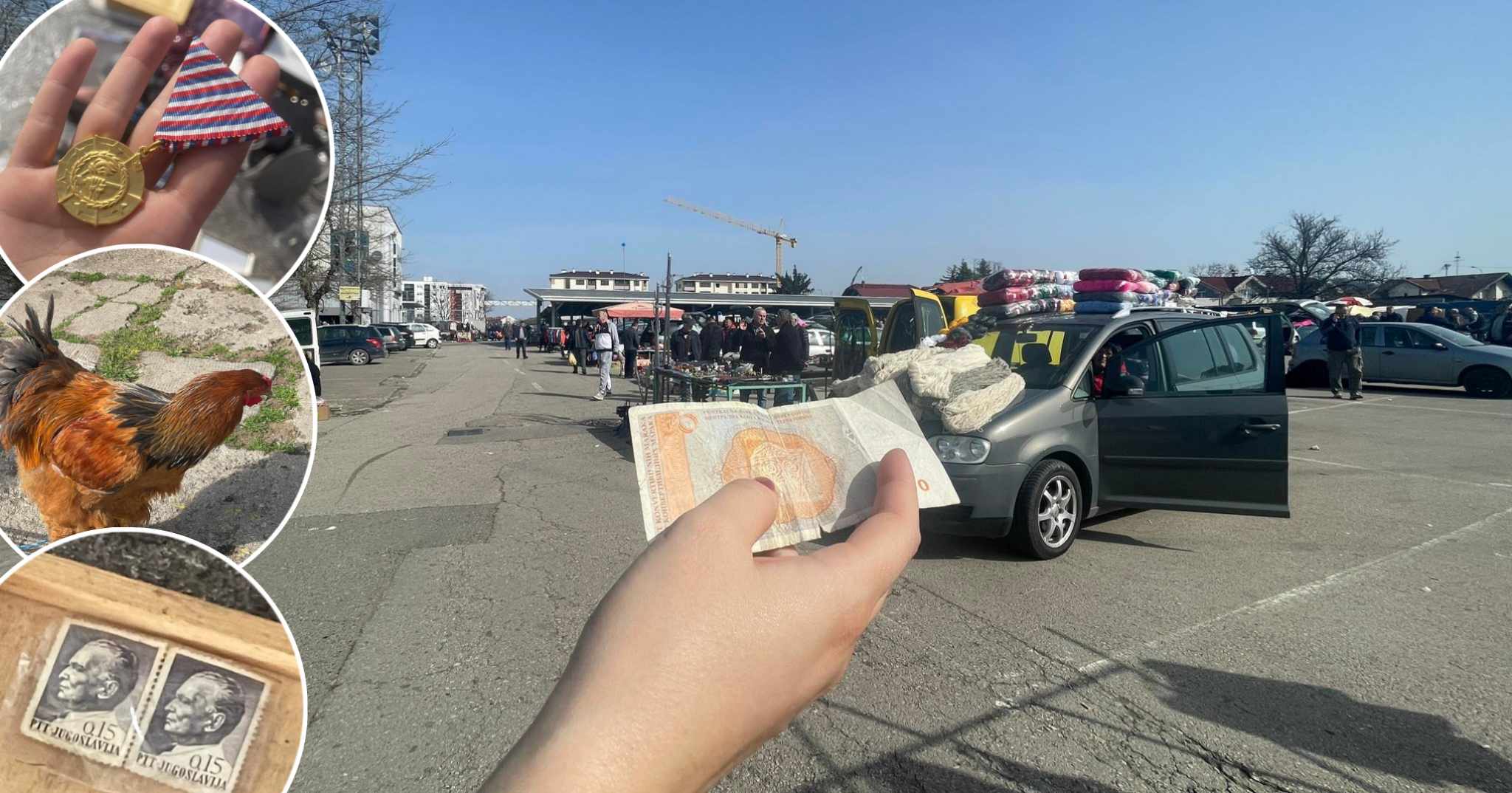 (FOTO/VIDEO) BANJALUČKI BUVLJAK - DUŠA GRADA Obišli smo "Stočnu pijacu" uzduž i poprijeko i za 10 KM pazarili punu kesu: Na štandovima ordenje, šljemovi, ali i antibiotici