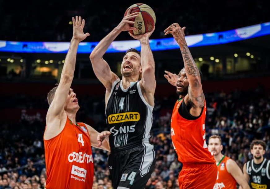 NOĆ ZA PAMĆENJE U ARENI Partizan oborio dva rekorda u meču sa Cedevitom