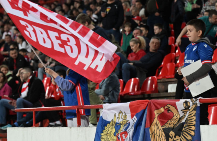 (FOTO) SPEKTAKL NA "MARAKANI" Crvena zvezda sa klincima dočekuje šampiona Rusije