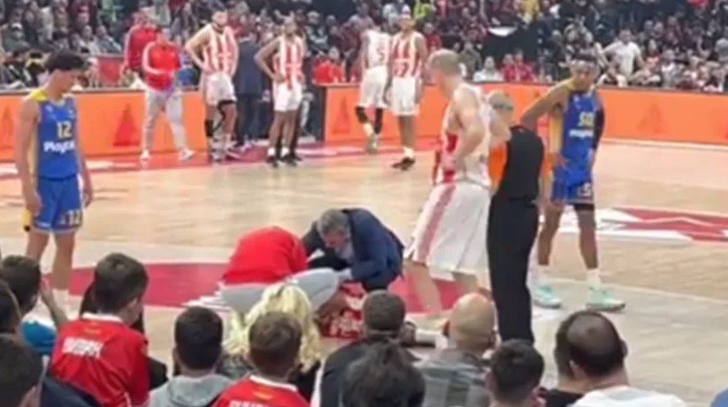 (VIDEO) IMA LI RAZLOGA ZA ZABRINUTOST? Jago u bolnici poslije meča Zvezde i Makabija