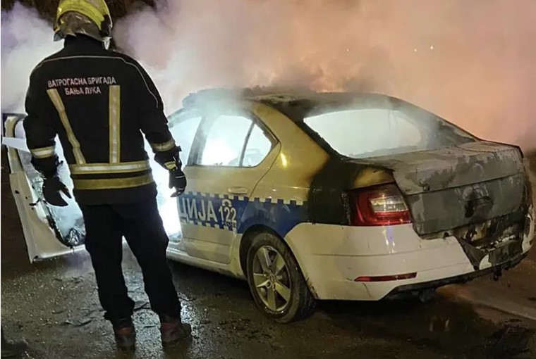 POZNAT UZROK Banjalučka policija se oglasila o zapaljenom vozilu