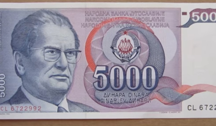 MALO KO JE PRIMIJETIO Novčanica sa likom Tita imala je grešku