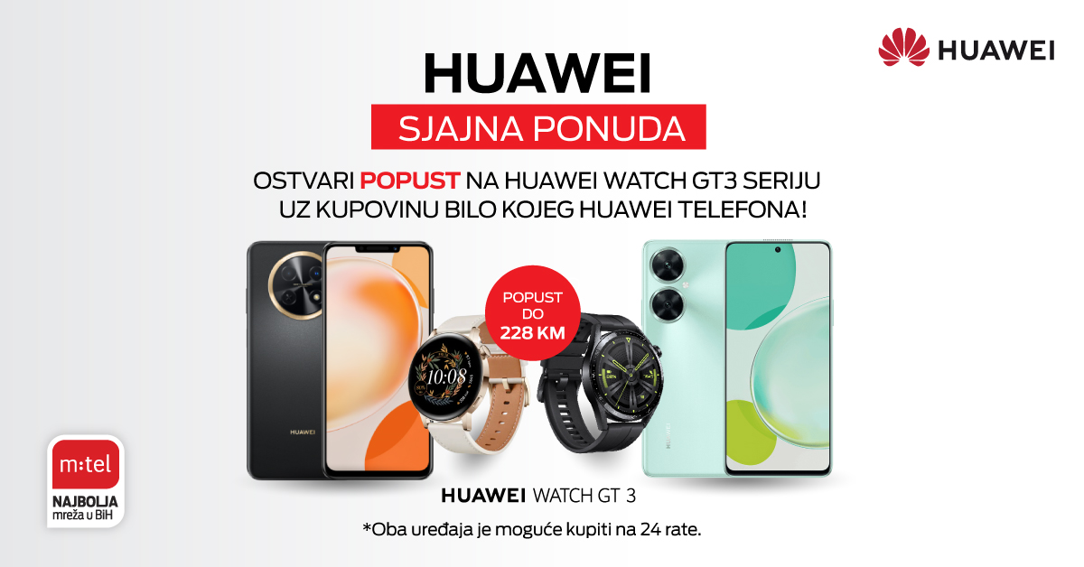 Savršena kombinacija – Huawei telefon i pametni sat sa popustom