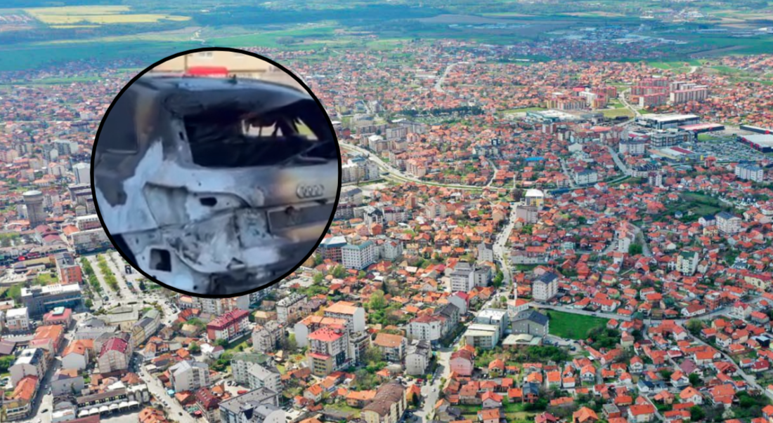 (FOTO) U VLASNIŠTVU BIZNISMENA Izgorio automobil u Bijeljini
