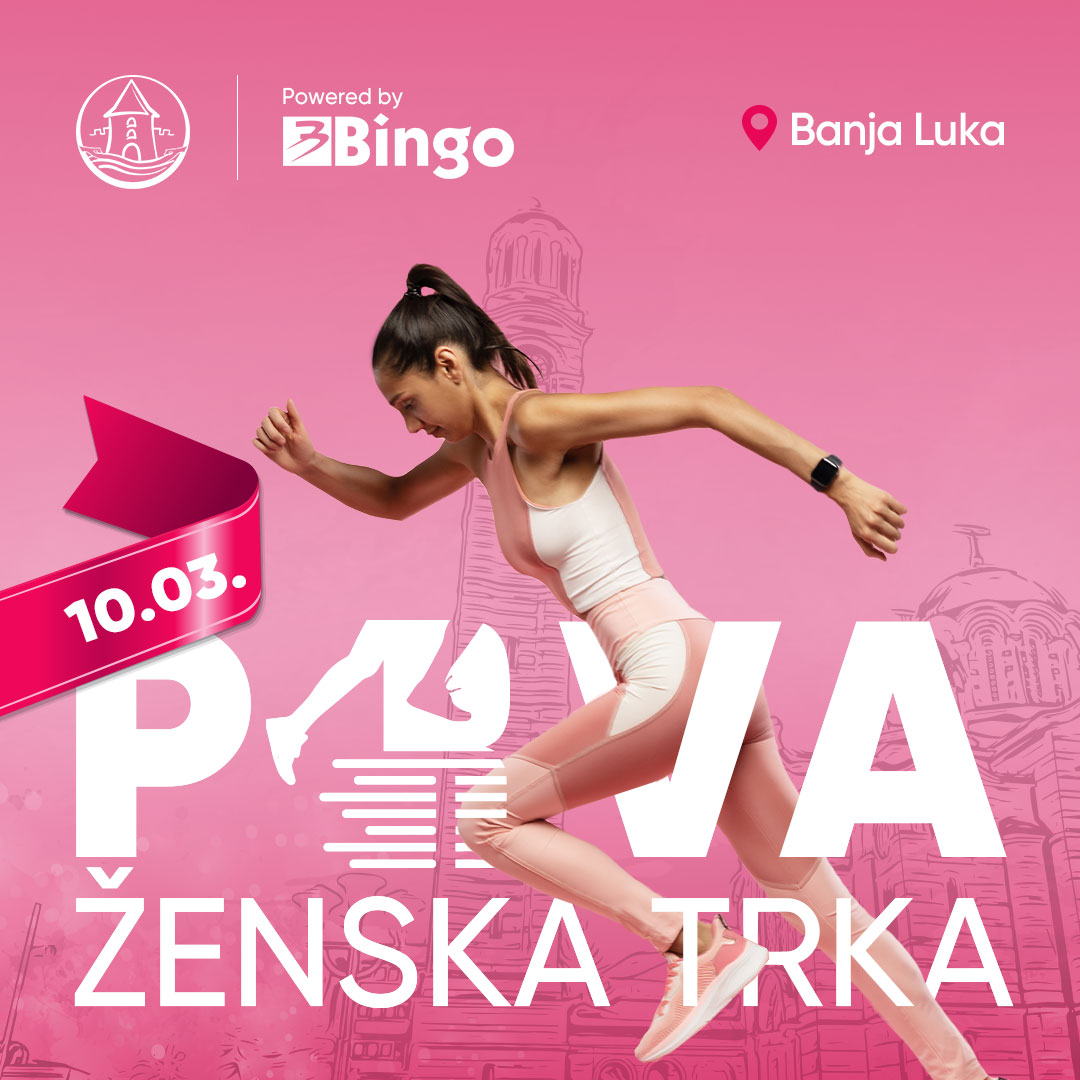 REKORDAN BROJ PRIJAVA PRISTIGAO ZA „1. ŽENSKU TRKU“  10. marta Banja Luka trči za ljepši pol