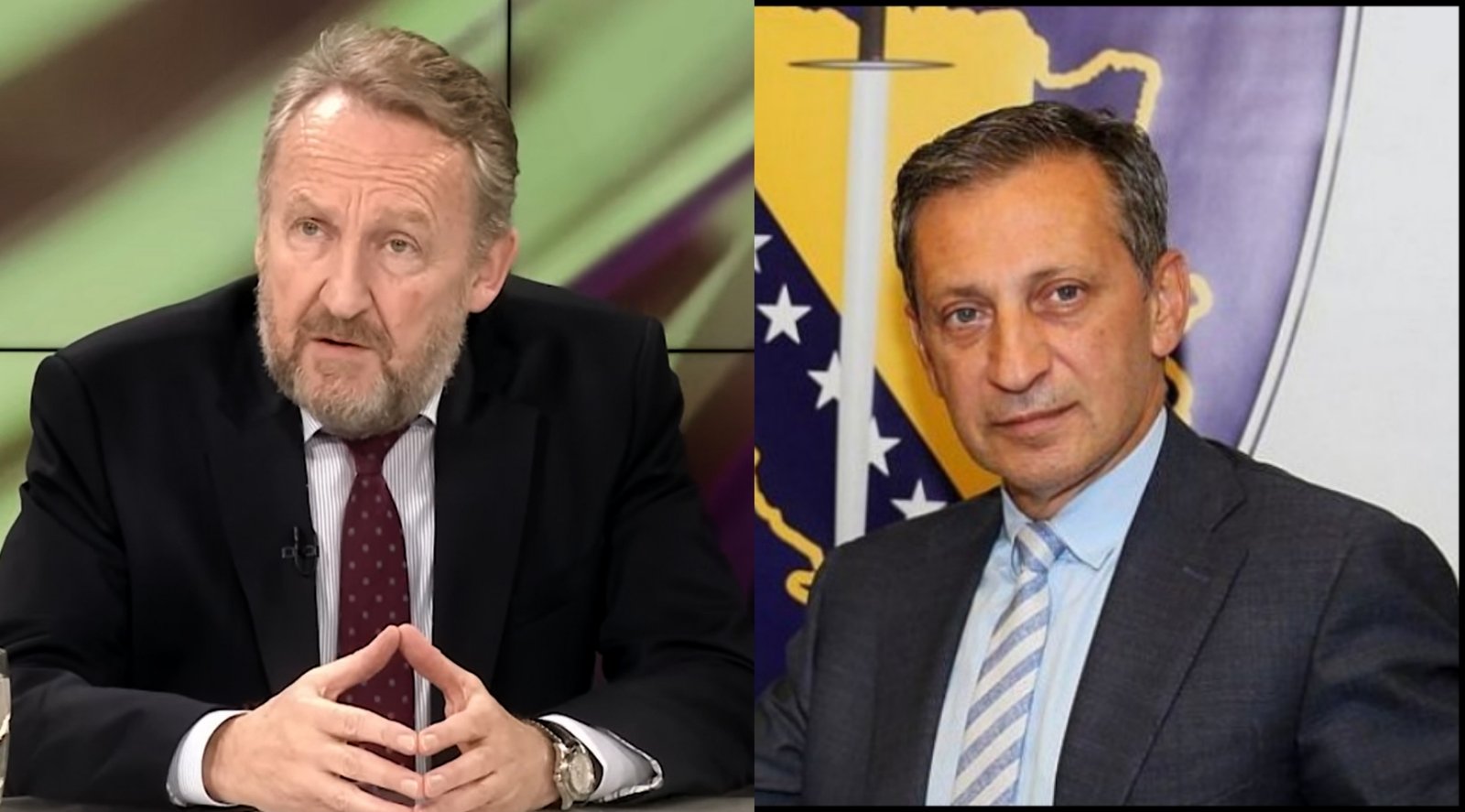 IZAŠLI U ŠETNJU Nakon izlaska iz zatvora Osmica fotografisan sa Izetbegovićem