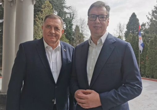 (FOTO) SASTALI SE DODIK I VUČIĆ “Pripremićemo važne i korisne odluke"