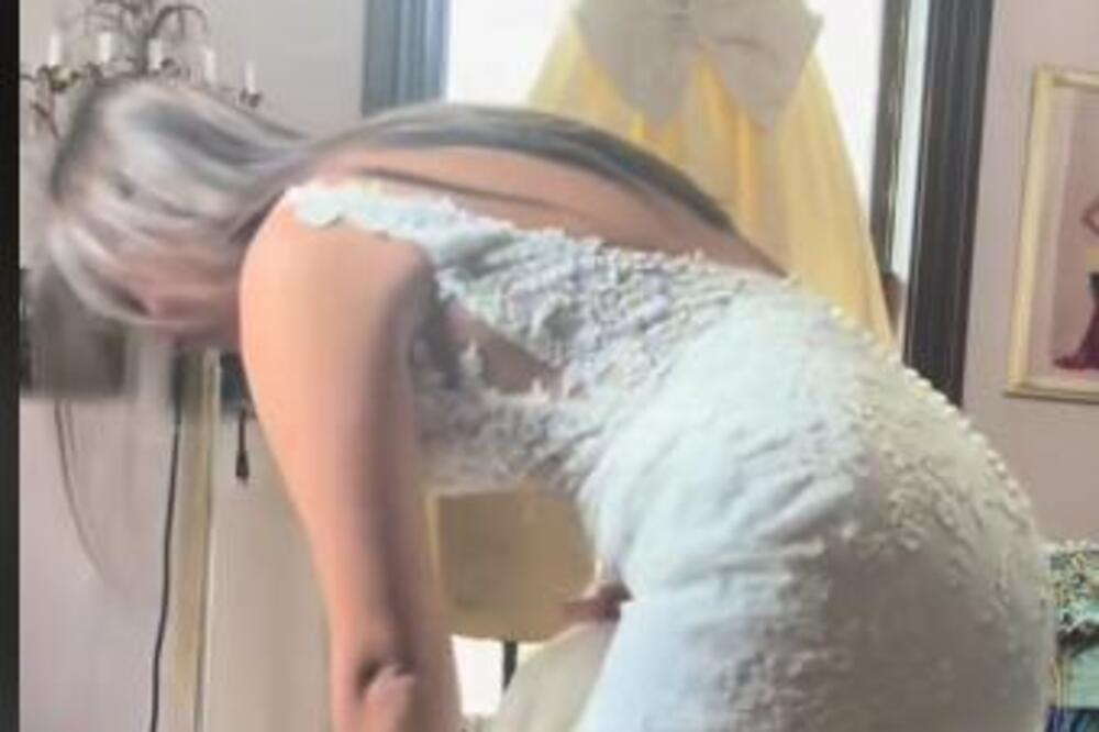 (VIDEO) MLADA OBUKLA VJENČANICU, PA POGLEDALA ISPOD HALJINE Počela da plače kad je shvatila šta su joj priredili