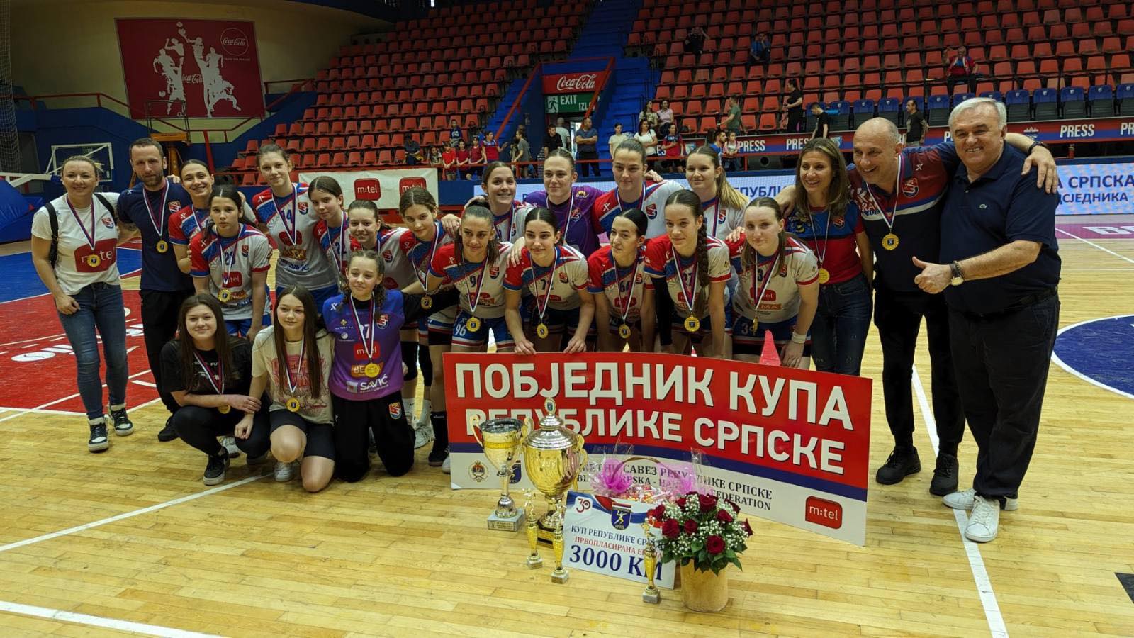 PETI TROFEJ U NIZU Rukometašice Borca pobjednice Kupa Republike Srpske