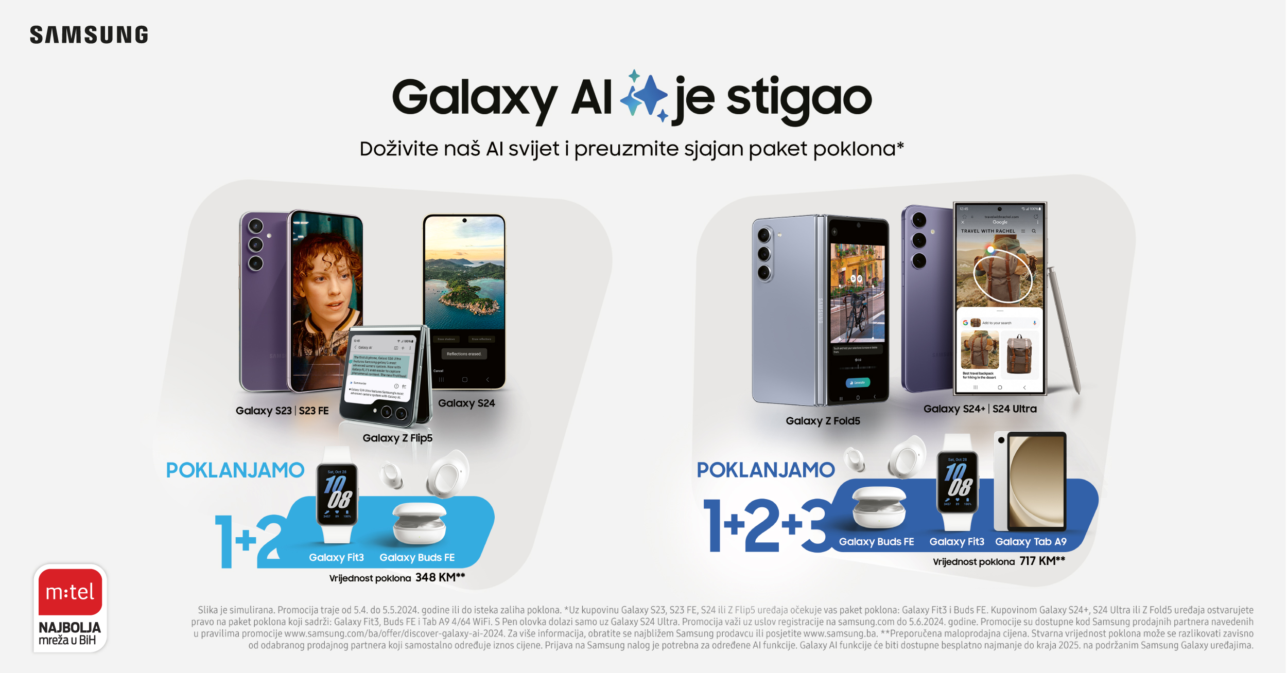 Doživite Samsung AI svijet i preuzmite sjajan paket poklona