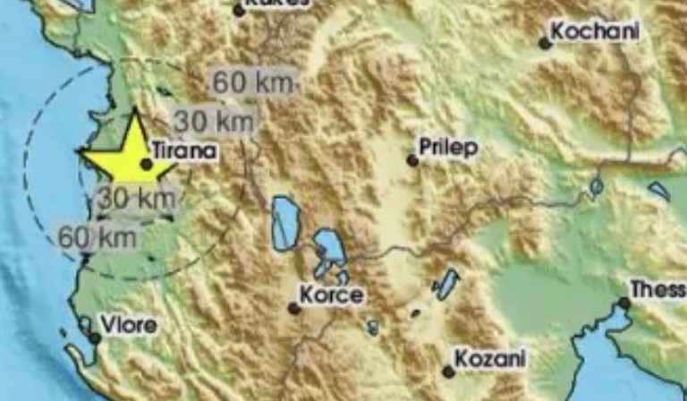 TRESLO SE TLO Zemljotres pogodio Albaniju