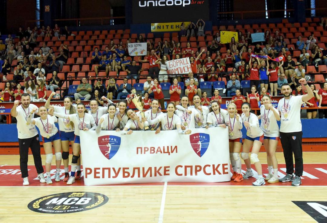 (FOTO) ODBOJKAŠICE BORCA ŠAMPIONKE SRPSKE Ekspresan povratak u elitu BiH