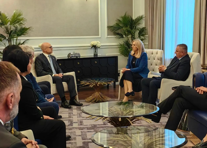 (FOTO) SASTANAK CVIJANOVIĆEVE I VIŠKOVIĆA SA VUČEVIĆEM "Zajedničkim angažmanom očuvati vitalne nacionalne interese i jačati saradnju Srpske i Srbije"