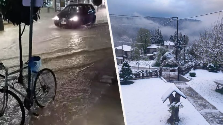(VIDEO) HAOS U GRČKOJ ZBOG NEVREMENA Oluje na planinama, Volos bez struje